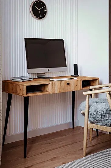 Minimalistyczne biurko z nóżkami typu skandi dąb craft G5-W88