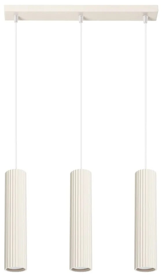 Kremowa lampa wisząca Gleam – Nice Lamps