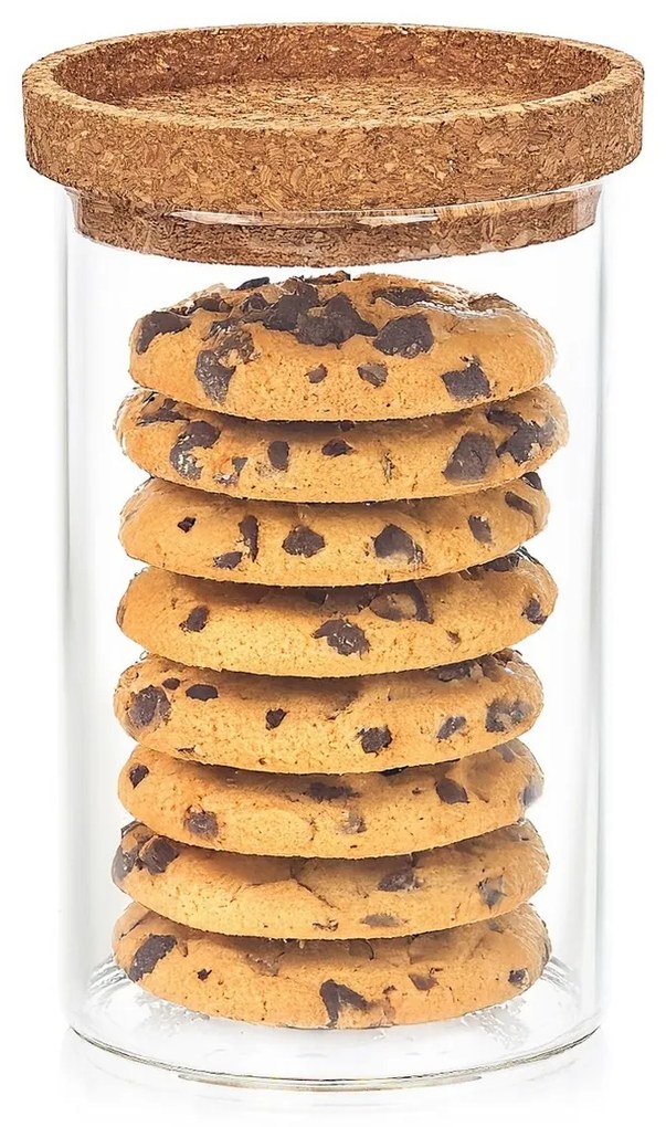 4Home Pojemnik szklany na żywność z pokrywką Cork, 850 ml, 850 ml