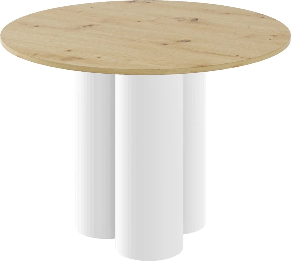 Okrągły stół Raveo Hubertus dąb / mat