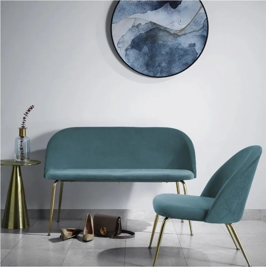 Aluminiowy okrągły stolik ø 39 cm Rhet – Kave Home