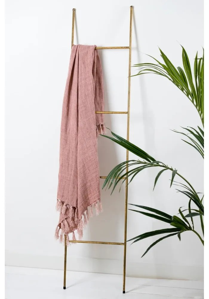 Metalowa drabinka dekoracyjna w kolorze brązu Siem – Light & Living