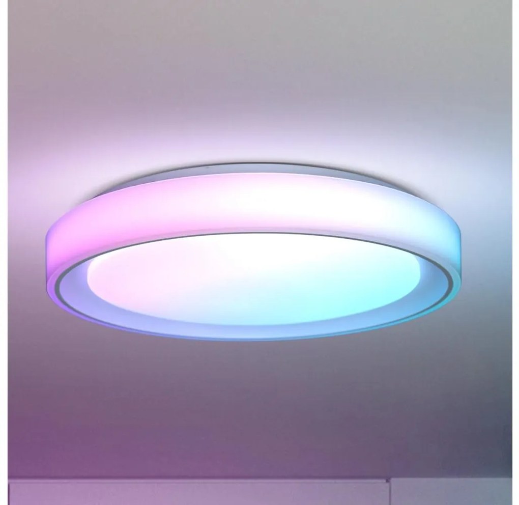 Brilagi-LED RGB ściemnialna oprawa FLOCO LED/30W/230V Wi-Fi Tuya + LED/6W + pilot