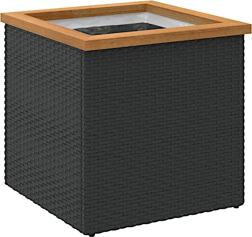 Elegancka czarna donica ogrodowa A3-D61