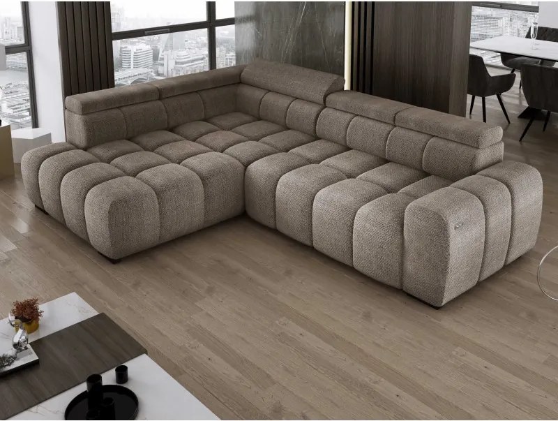 Narożnik BULL L Lewostronny z Elektryczną Regulacją EDEN 04 WERSAL