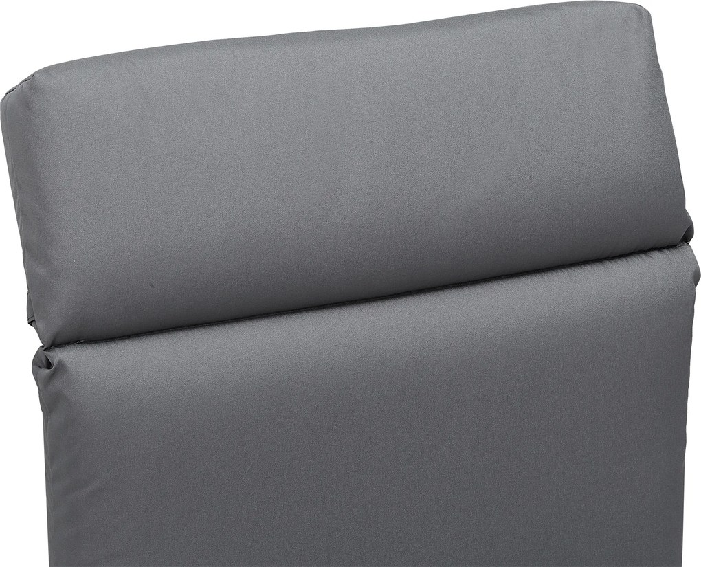Outsunny poduszka na leżak kolor ciemnoszary 196 cm x 55 cm x 8 cm