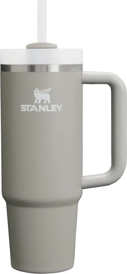 Jasnoszary termos ze stali nierdzewnej ze słomką 890 ml Quencher H2.O FlowState™ Tumbler Ash – Stanley