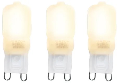Zestaw 3 żarówek LED G9 CUTE PC 2W 200 lm 2700K