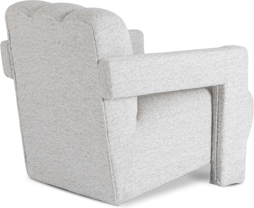 Fotel Wypoczynkowy do Salonu BENDER Szary Nowoczesny