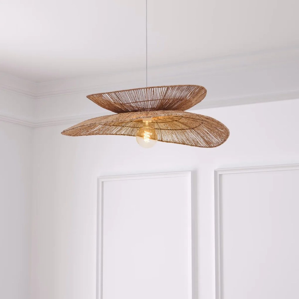 Wisząca lampa z jutowym kloszem, ALARA