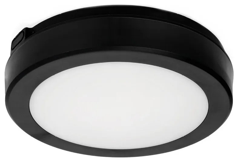 LED Plafon łazienkowy z czujnikiem NAIROS LED/12W/230V IP65 czarny +pilot