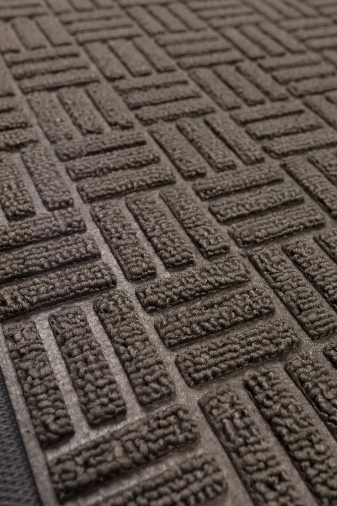 Wycieraczka 45x75cm materiałowa z gumowym spodem i krawędziami estetyczna