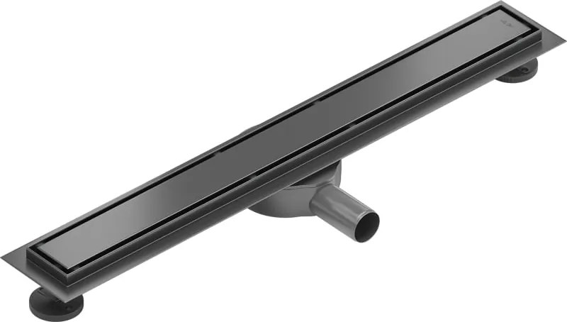 Mexen Flat 360° M13 odpływ liniowy obrotowy 2w1 60 cm, gun gray szczotkowany - 1E10060-40