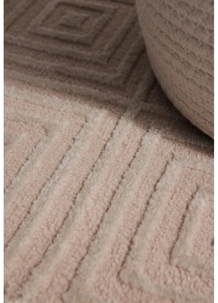 Beżowy chodnik 80x240 cm Perles Tourmaline – Elle Decoration