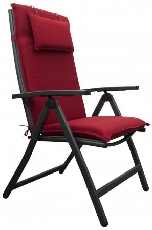 LUNA ACTIVE szary - zestaw ogrodowy aluminiowy 6+1