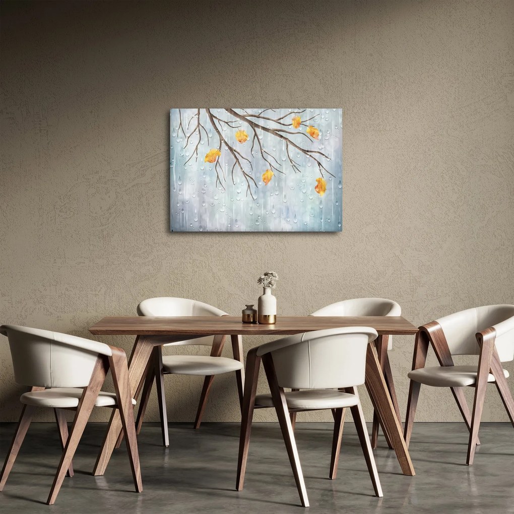 Obraz - Deszczowa jesień (70x50 cm)