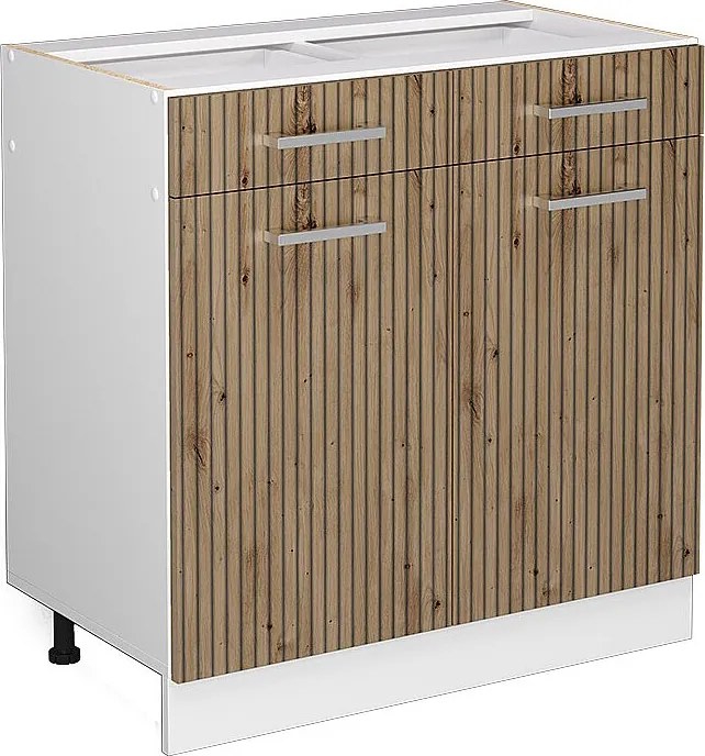 Szafka dolna do kuchni dąb rzemieślniczy 80x46x81.6 r-line