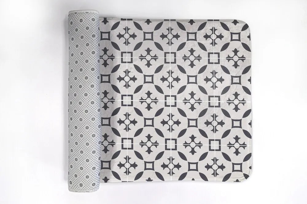 Dywanik do łazienki Dywanik do łazienki Brązowe wzory