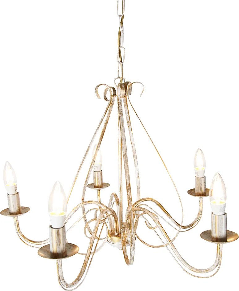 Inteligentna żyrandol biała 5-światłowa w tym Wifi B35 - Giuseppe