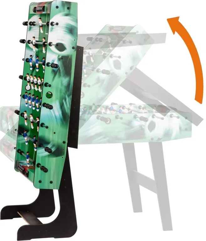 Składany stół do piłkarzyków Belfast - 121 x 101 x 79 cm