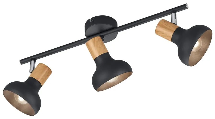 Lampa punktowa w kolorze matowej czerni ø 10 cm Latika – Trio