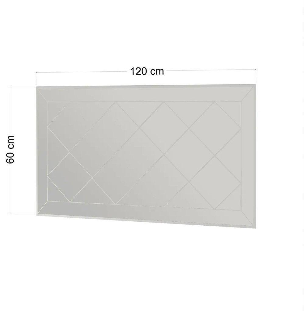 Lustro Pauli White 60 x 120 cm