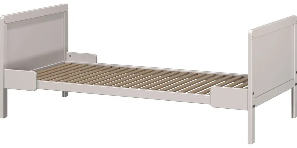 Kremowe łóżeczko z litego drewna 70x140 cm Alkmaar – Germania