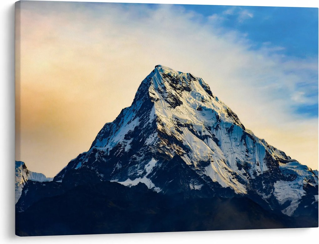 Obraz ośnieżonych gór, Nepal (70x50 cm)
