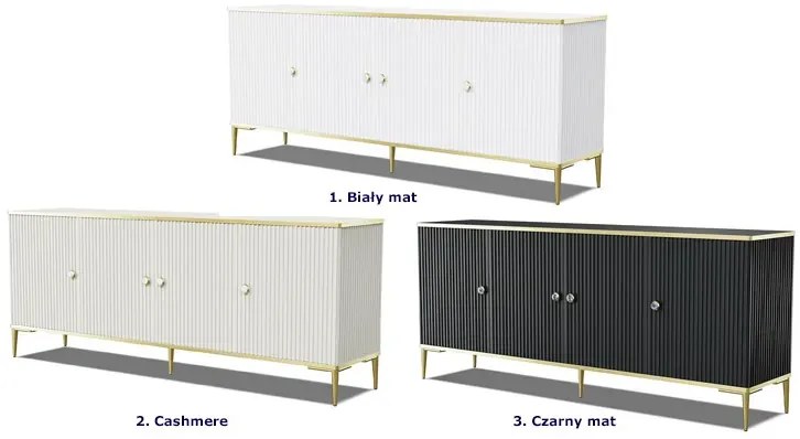 Lamelowa komoda cashmere - Olbia 3X