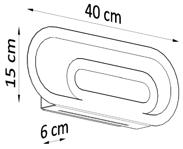 Kinkiet SACCON biały SOLLUX  LIGHTING