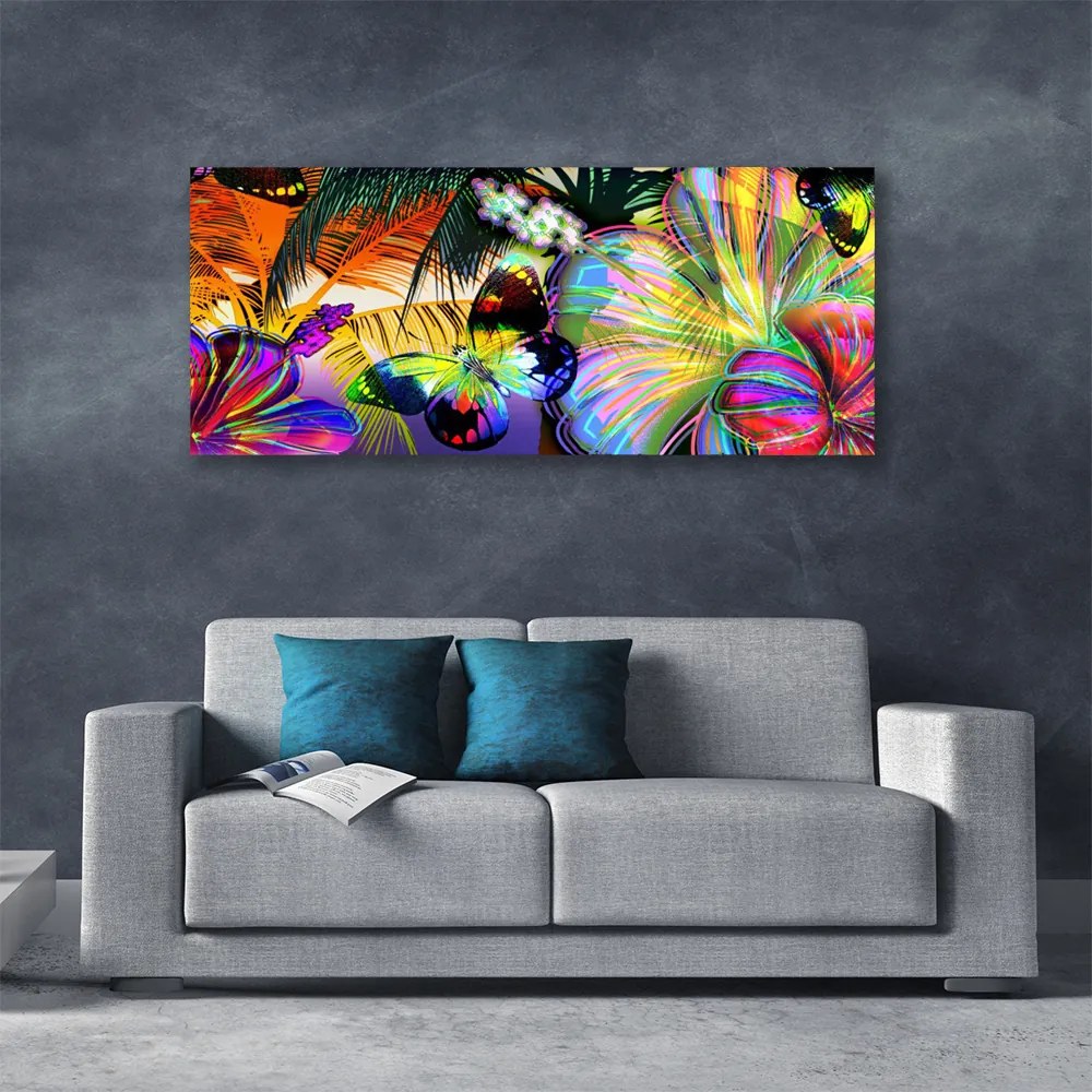 Obraz canvas Słoneczny Prześwit w Lesie