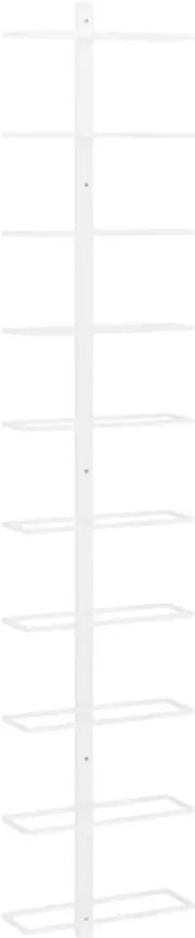 Biały minimalistyczny uchwyt ścienny W9-T40