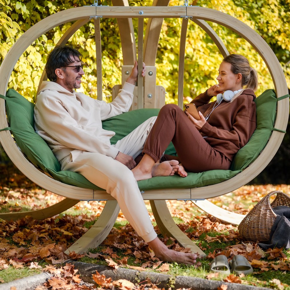 Fotel wiszący kokon Swing Pod XL zielony CZILLO