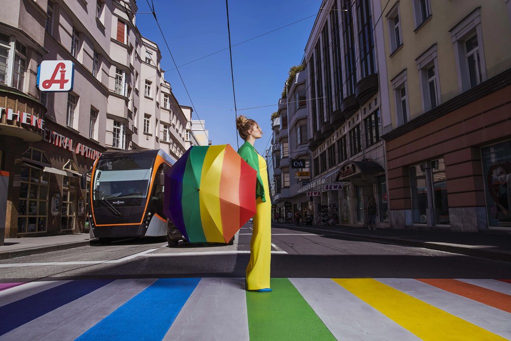 Doppler Modern Art Pride Rainbow