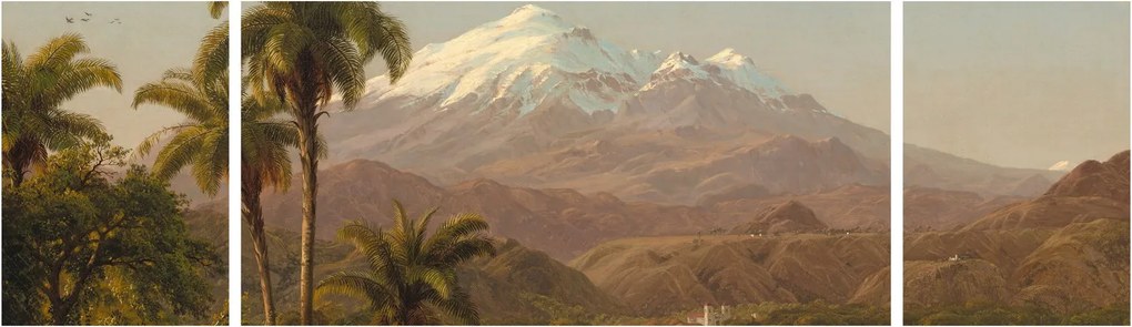 Obraz - Frederic Edwin Church, Tamaca Palms, reprodukcje (170x50 cm)
