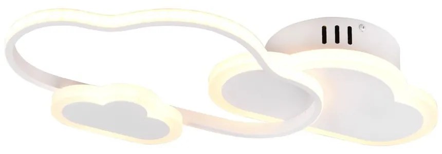 Biała lampa dziecięca 52x25 cm Cloudy – Trio