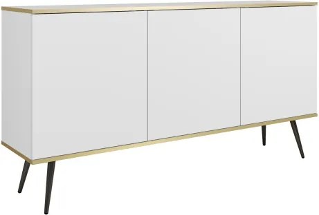 ORIANA Komoda K 160 biała | nogi czarne
