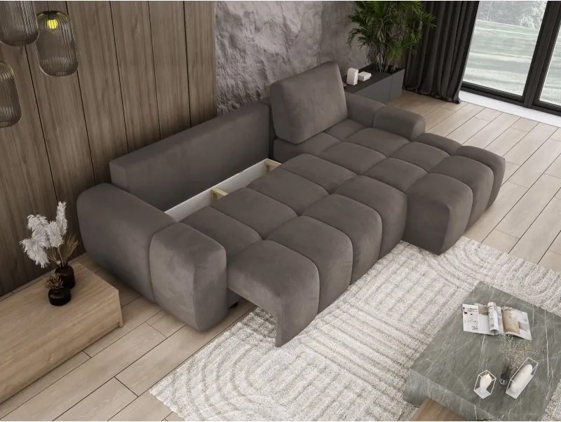 Narożnik MAILO funkcja spania DL z pojemnikiem SALVADOR 04 WERSAL