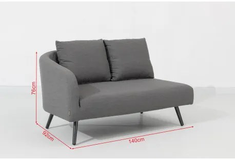 Melia LIKA-TEX® szary - luksusowy zestaw ogrodowy