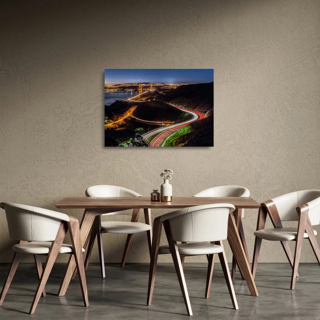 Obraz na szkle - Golden Gate Bridge (70x50 cm)