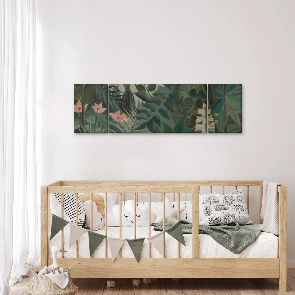 Obraz - Henri Rousseau, The Equatorial Jungle, reprodukcje (170x50 cm)