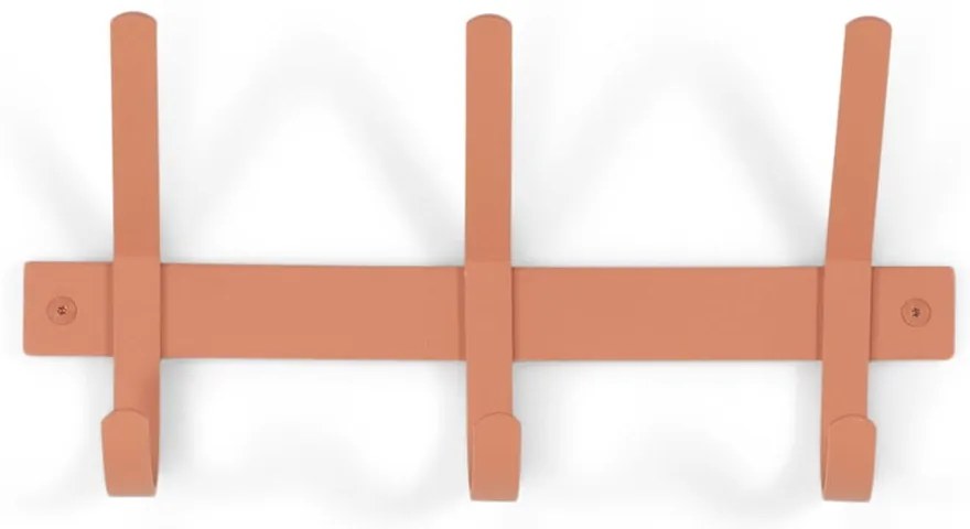 Łososiowy metalowy wieszak ścienny 40 cm Dexter – Spinder Design