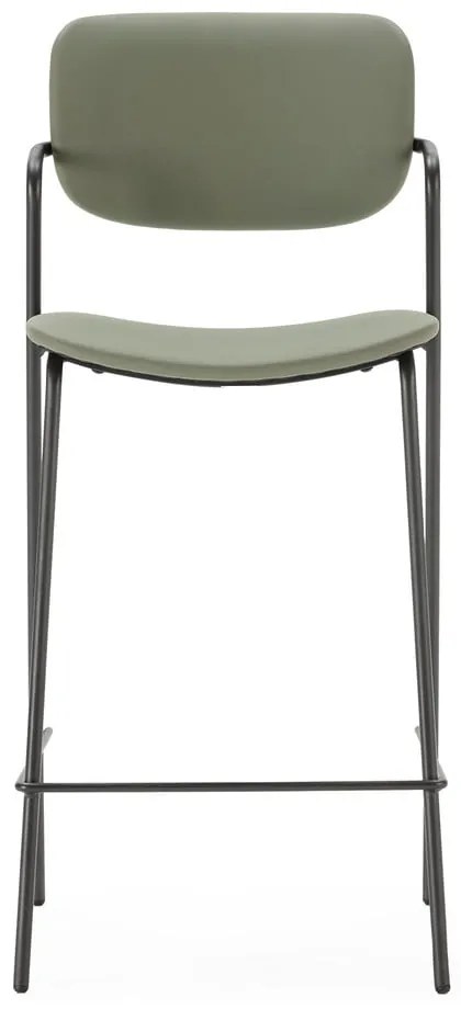 Hokery w kolorze khaki zestaw 2 szt. (wysokość siedziska 68 cm) Maika – Marckeric
