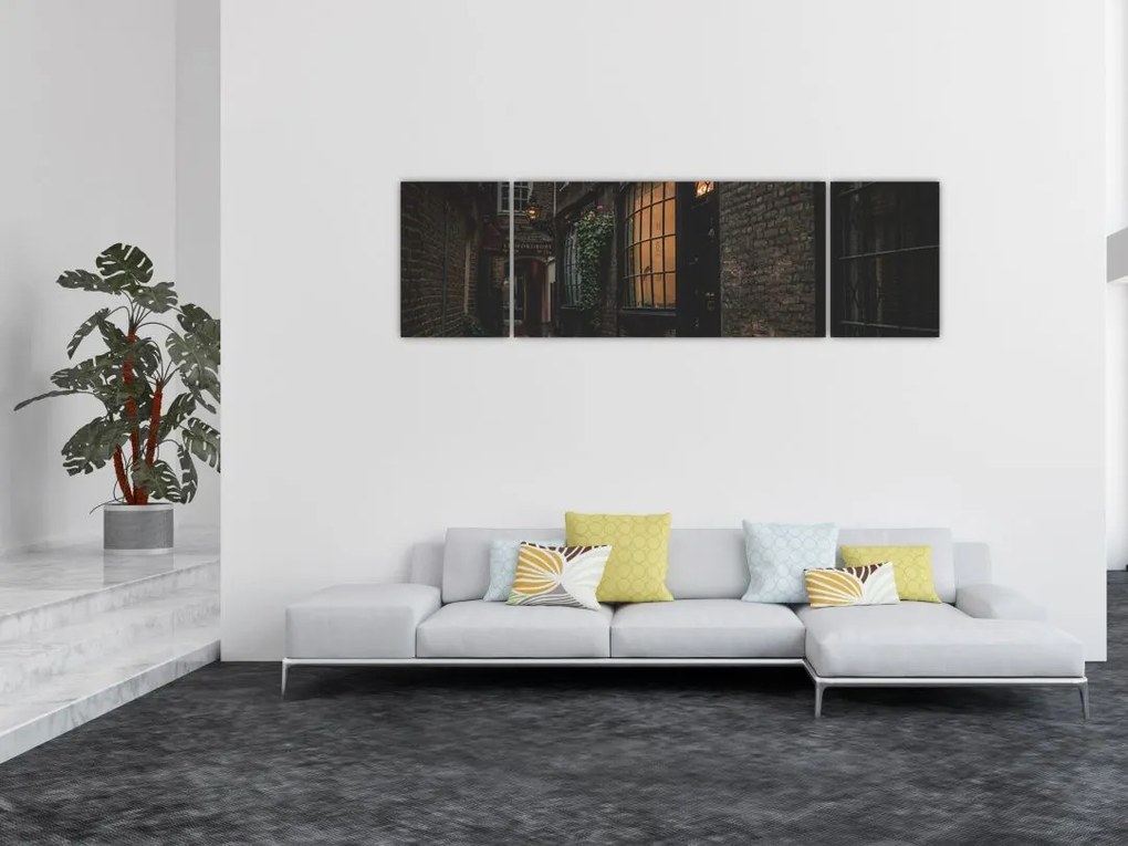 Obraz - Ulica w Londynie (170x50 cm)