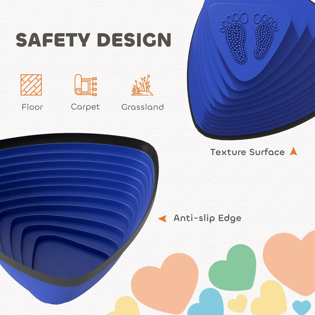 AIYAPLAY Zestaw 9 Trittsteine, design antypoślizgowy, do użytku wewnętrznego i zewnętrznego, łatwe do układania, kolorowe