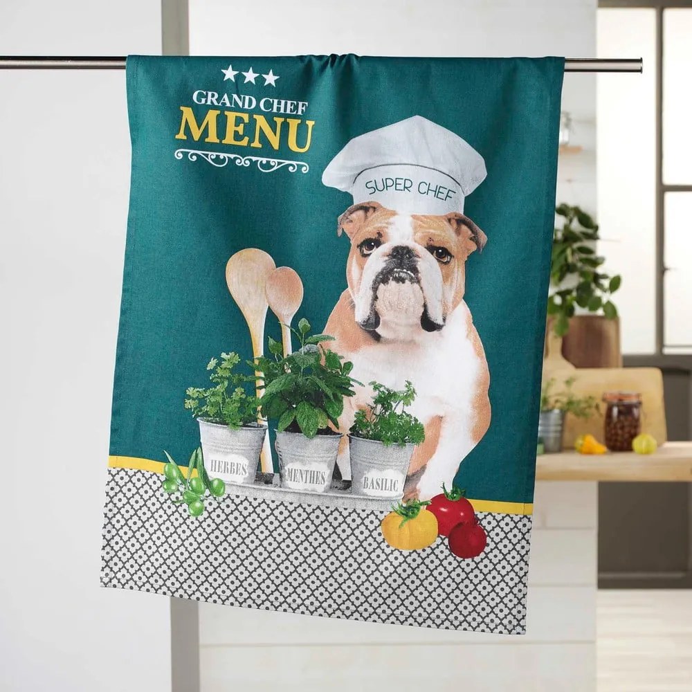 Bawełniana ścierka 50x70 cm Hot dog – douceur d'intérieur