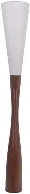 Orzechowo-szara nowoczesna lampa stojąca do biura - 20X S231 L9-T26