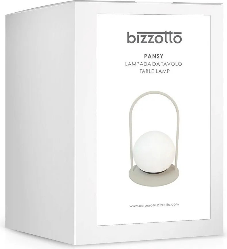 Lampa zewnętrzna stołowa LED ze ściemniaczem na USB ø 13,5 cm Pansy – Bizzotto