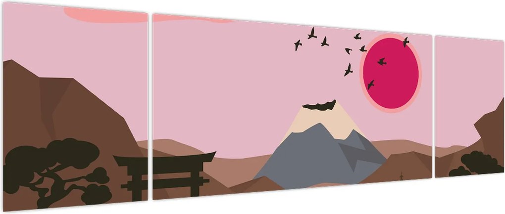 Obraz - Japonia N⁰2 (170x50 cm)