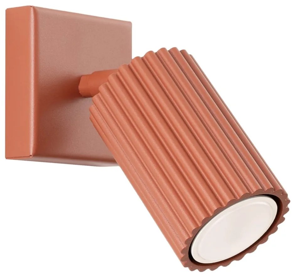 Ceglasta lampa punktowa 8x16 cm Gleam – Sollux